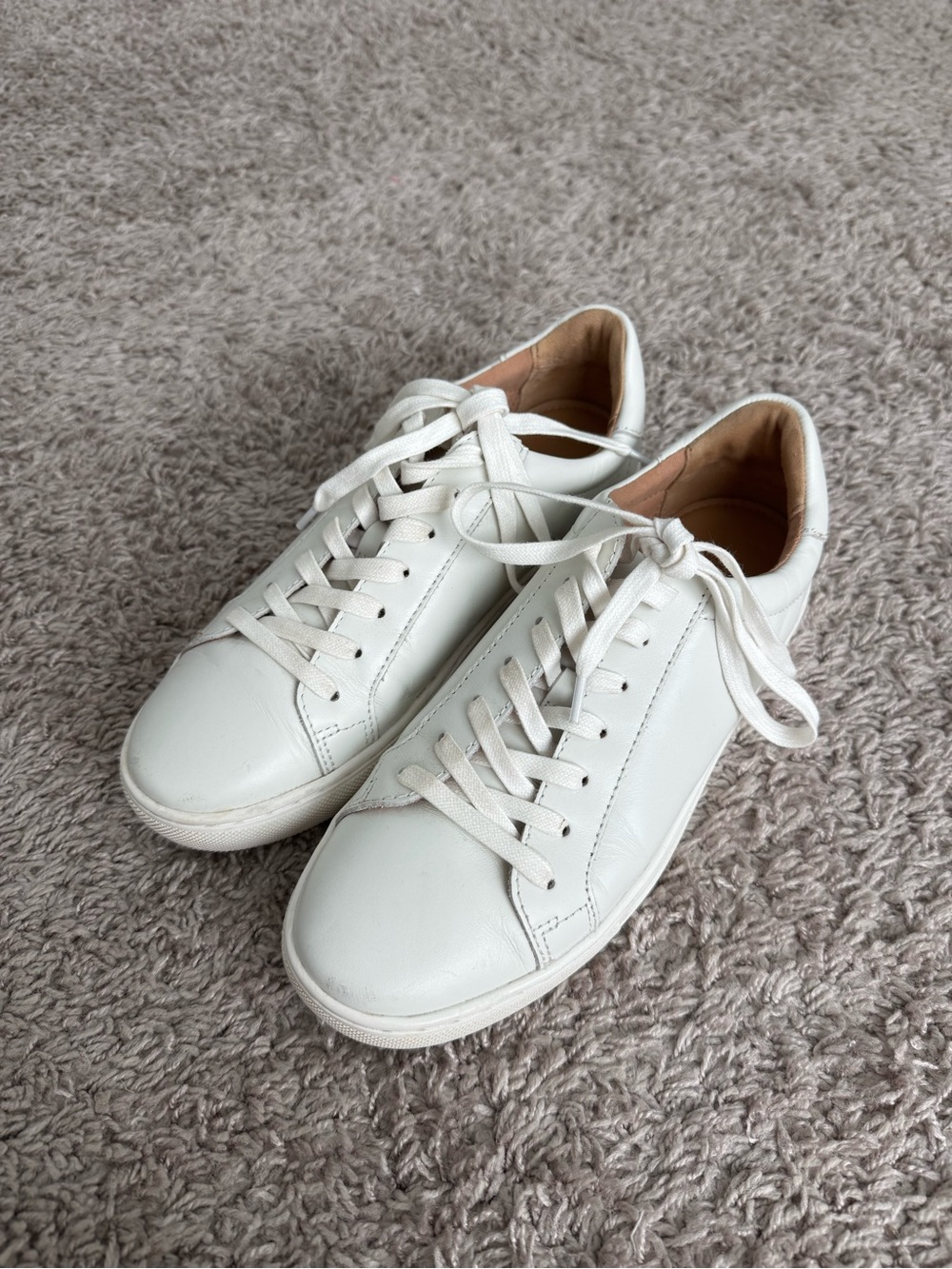 Quince 100% Leather Everyday Sneakers - White Size 8